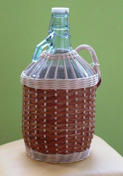 Demižon 5l, s pákovým uzávěrem