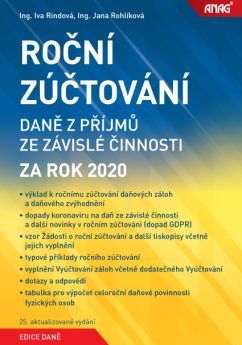 Roční zúčtování daně z příjmů ze závislé činnosti za rok 2020 - Iva Rindová, Brožovaná