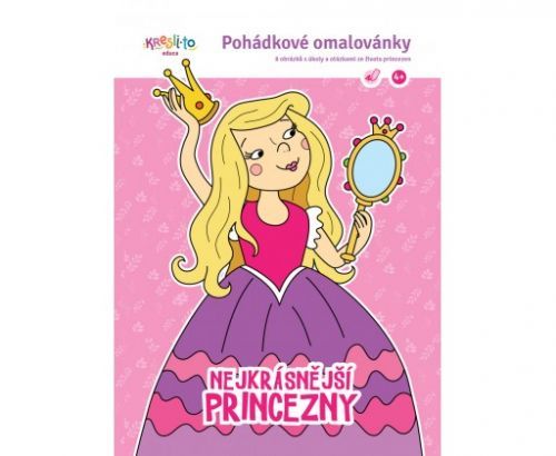 Pohádkové omalovánky – Nejkrásnější princezny, Vázaná