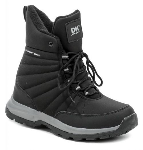 DK 1027 černé dámské zimní boty