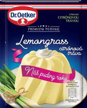 Dr. Oetker Premium puding Lemongrass citronová tráva (40 g) DO0026 dortis