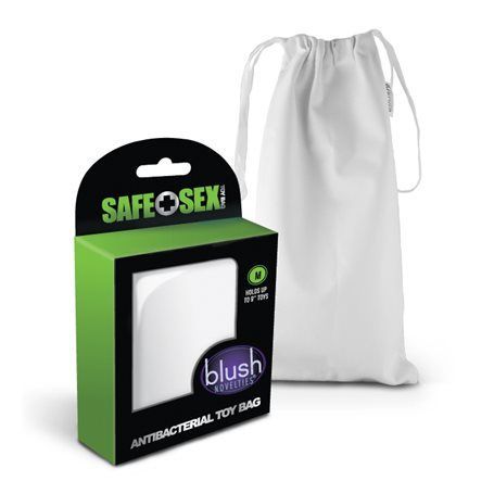 Obal na pomůcky Blush SAFE SEX Anti-Bacterial Toy Bag Medium Blush Novelties