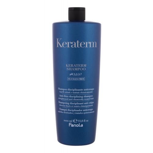 Fanola Keraterm 1000 ml vyživující a hydratující šampon pro narovnané a chemicky ošetřené vlasy pro ženy