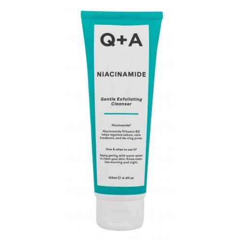 Q+A Niacinamide Gentle Exfoliating Cleanser 125 ml zklidňující a jemně exfoliační čisticí gel pro ženy