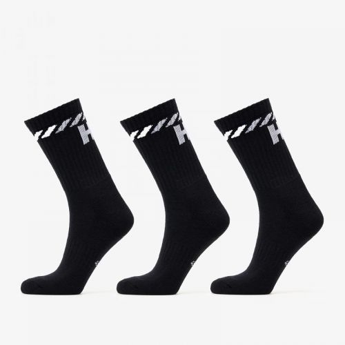 Helly Hansen Cotton Sport Sock 3 Pack Black 39-41