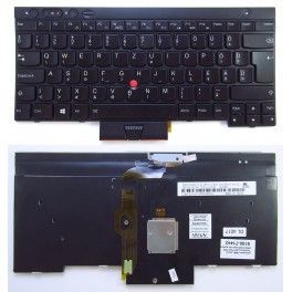 Billentyűzet IBM Lenovo ThinkPad L430 T430 T530 W530 X230 fekete MAGYAR layout háttérvilágítás