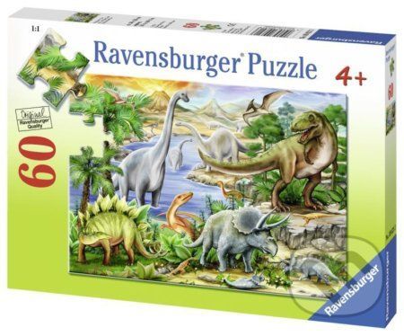 Ravensburger Puzzle - Prehistorický život 60 dílků