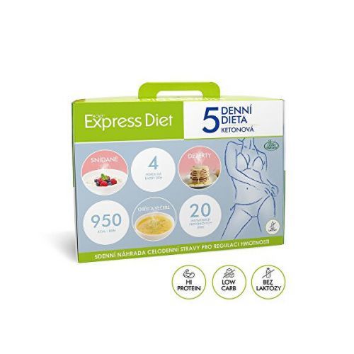 2 x 5denní proteinová dieta Express Diet na hubnutí, 40x59 g