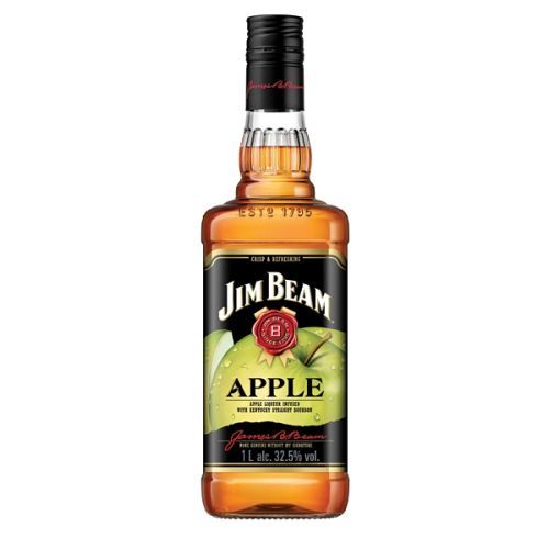 Jim Beam Apple 1l 32,5% (holá láhev)