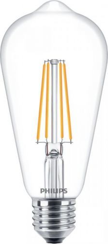 Philips CorePro LEDBulb ND 7-60W E27 ST64 827 CLEAR GLASS