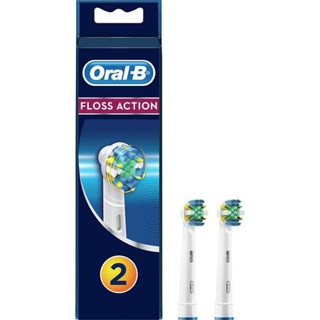 Oral-b Eb 25-2 Floss Action náhradní hlavice s Technologií Cleanmaximiser, 2 ks