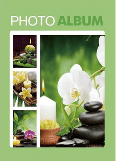 Fotoalbum 300 foto 10x15-Terracotta zelené