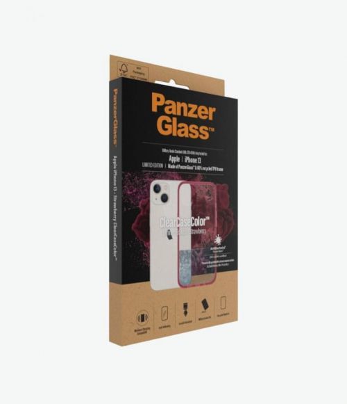 PanzerGlass ClearCaseColor pro Apple iPhone 13 0335, červená