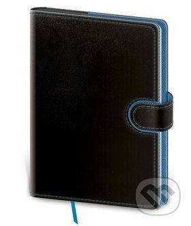 Zápisník Flip A5 linkovaný - černo/modrá - neuveden