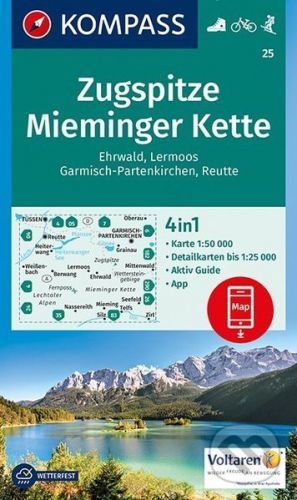Zugspitze, Mieminger Kette 1:50t kompas 25