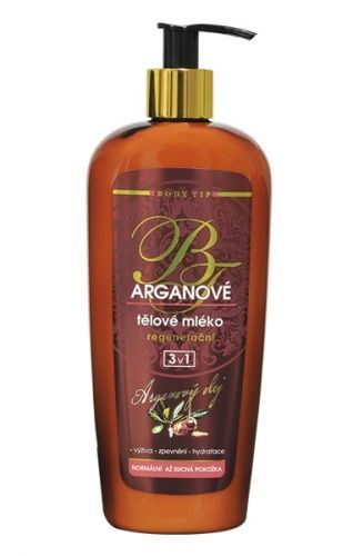 Vivaco Tělové mléko zpevňující s BIO arganovým olejem BODY TIP 400 ml