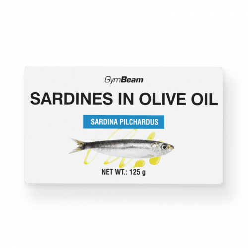 Sardinky v olivovém oleji 125 g - GymBeam