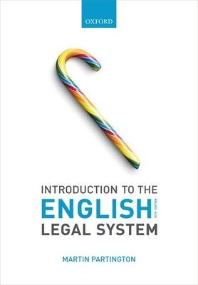 Introduction to the English Legal System (Partington Martin (Emeritus Professor of Law University of Bristol))(Paperback / softback)