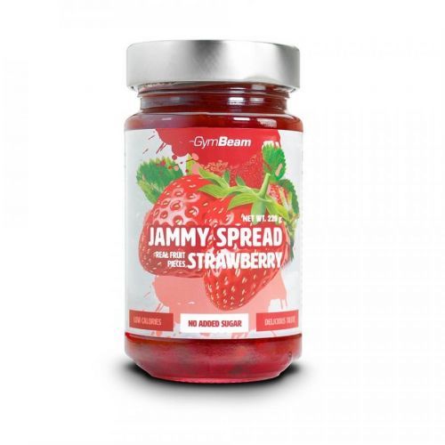 GymBeam Jammy Spread 220 g strawberry