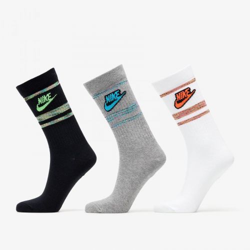 Nike Essentials Crew Socks 3-Pack Black/ White EUR 34-38