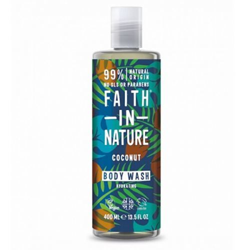Faith in Nature Hydratační přírodní sprchový gel Kokos (Body Wash) 100 ml