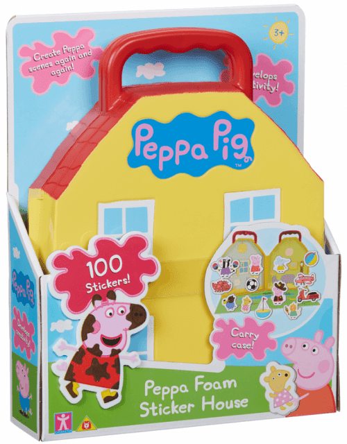 TM Toys Peppa Pig pěnové samolepky opakovatelné