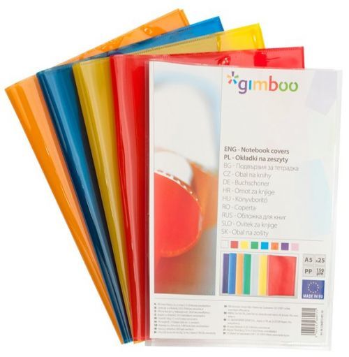 obal na sešity A5 PP žlutá