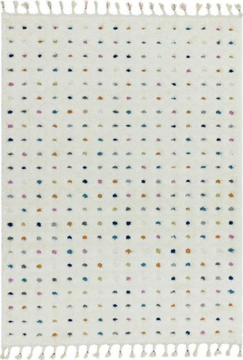 Béžový koberec Asiatic Carpets Dotty Multi, 80 x 150 cm