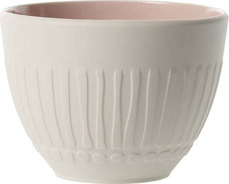 Bílo-růžový porcelánový šálek Villeroy & Boch Blossom, 450 ml