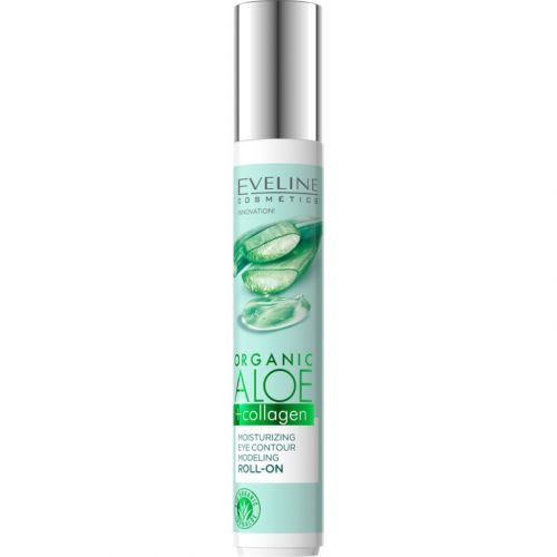 Eveline Organic Aloe+Collagen Moisturizing Roll On Eye Contour roll-on s hydratačním účinkem 15 ml