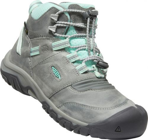 Keen RIDGE FLEX MID WP YOUTH grey/blue tint Velikost: 35