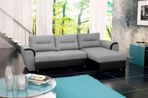 Falco Sedací souprava Tommy černá - PRAVÁ