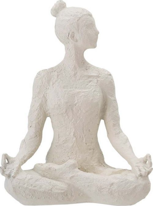Bílá dekorativní soška Bloomingville Adalina, výška 24 cm