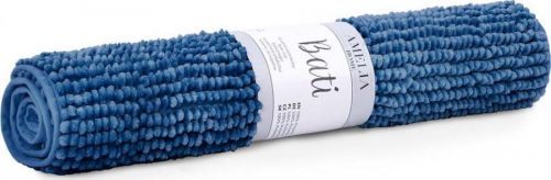 Tmavě modrá koupelnová předložka AmeliaHome Bati, 50 x 70 cm