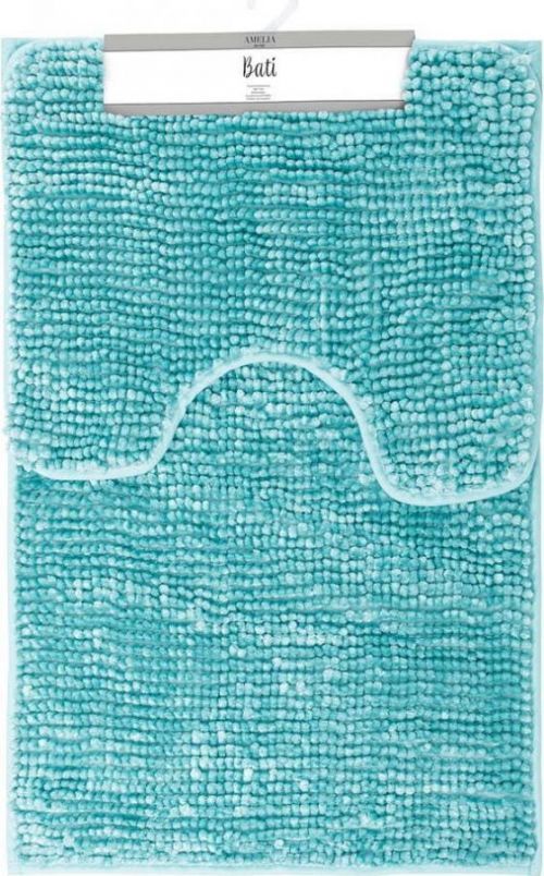 Sada 2 modrých koupelnových předložek AmeliaHome Bati