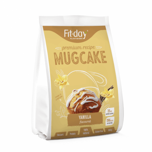 Fit-day Mugcake vanilkový 900 g
