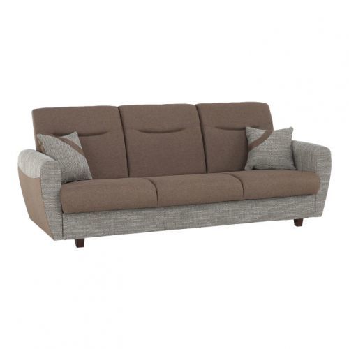 Tempo Kondela Trojsedák MILO 3 sed - hnědý