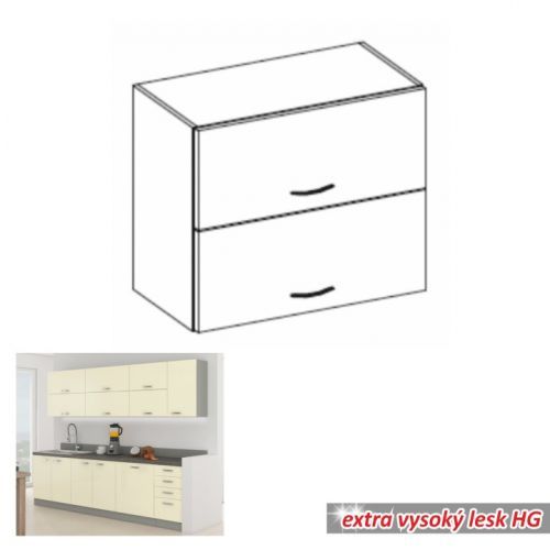 Tempo Kondela Kuchyňská skříňka PRADO 80 GU-72