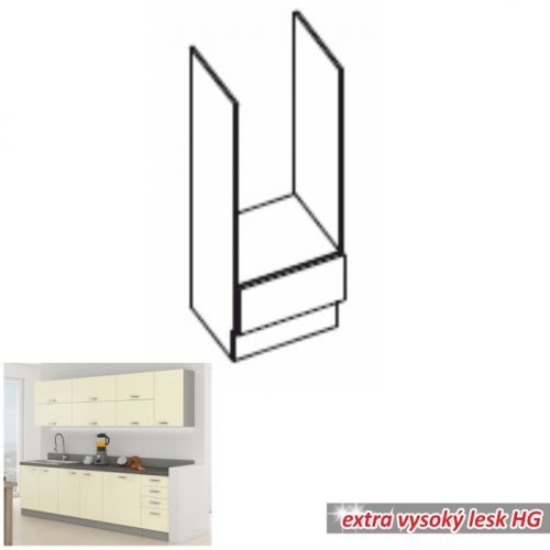 Tempo Kondela Kuchyňská skříňka PRADO 60 DG BB - krémová