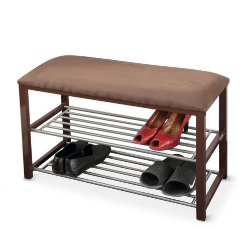 Tempo Kondela Lavice s botníkem LANGELLA - čokoládová/tm. hnědá