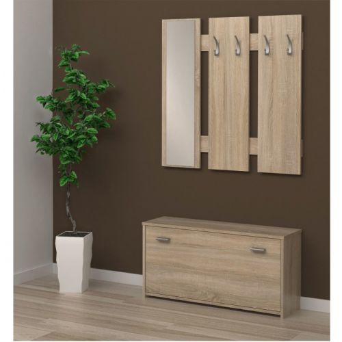 Tempo Kondela Věšáková stěna LADA 03 NEW - dub sonoma