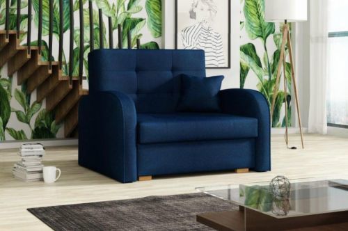 Falco Rozkládací křeslo Vivian Gold I modré