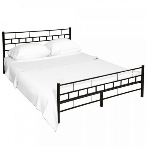 Tempo Kondela Černá postel TAJGI 180x200