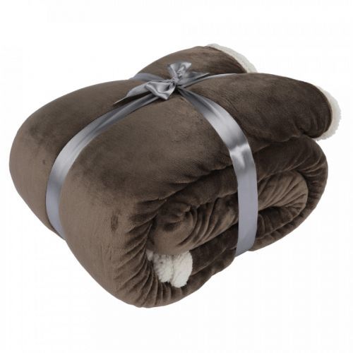 Tempo Kondela Oboustranná deka ANKEA TYP 1 - hnědá