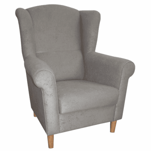 Tempo Kondela Křeslo ušák Charlot - šedé