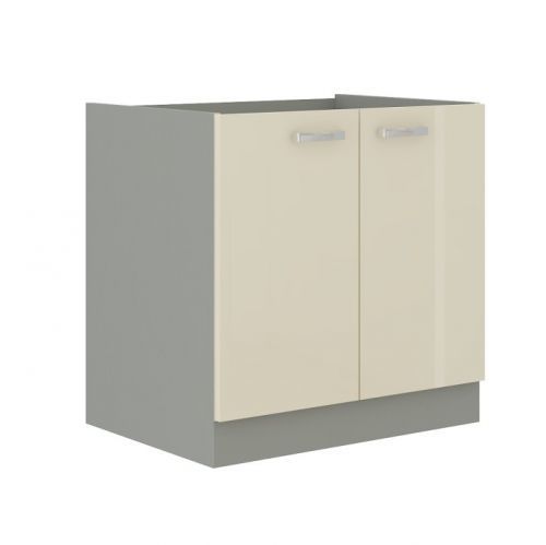 Tempo Kondela Kuchyňská skříňka PRADO 80 ZL 2F BB - krémová