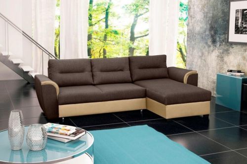 Falco Sedací souprava Tommy hnědá/béžová - PRAVÁ