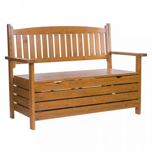 Tempo Kondela Zahradní lavička DILKA - hnědá