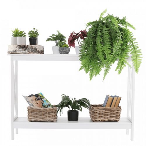 Tempo Kondela Konzolový stolek APOLOS - bílý