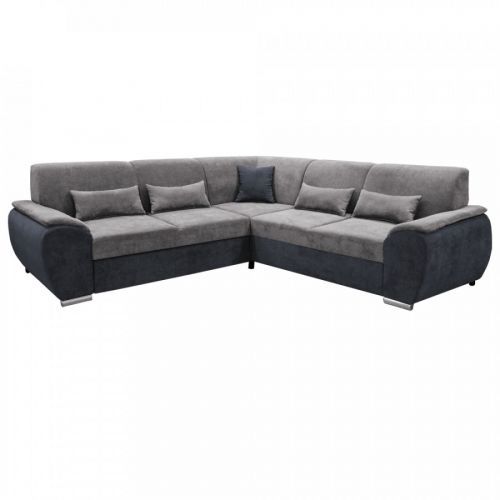 Tempo Kondela Sedací souprava EMILY ROH levá - tmavě šedá/šedá